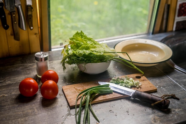 Zbliżenie na składniki kulinarne